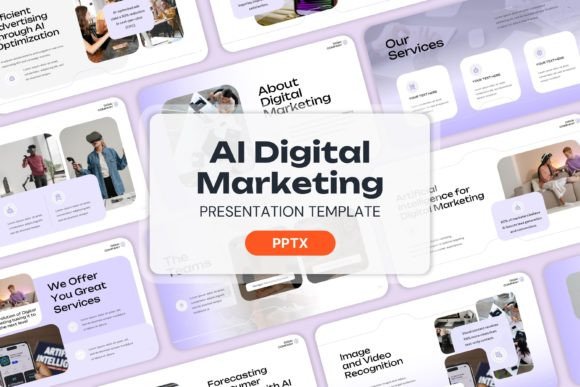 AI Digital Marketing - PPT Templates: Your Shortcut to a Professional Presentation