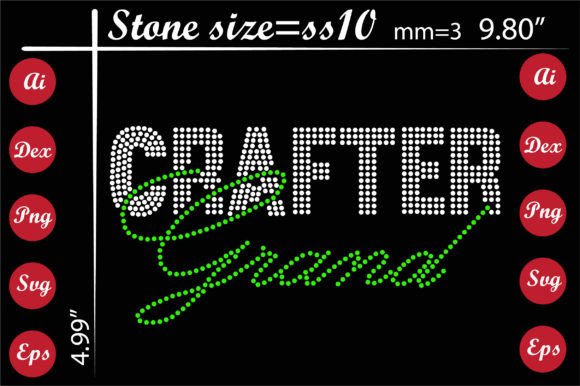 Crafter Grand Rhinestone Templates for DIY Projects