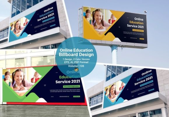 Creative Kids School Billboard Templates for Education