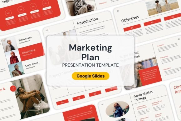 Elevate Your Business Strategy with Marketing Plan - Google Slides Templates