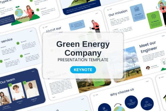 Green Energy Company - Keynote Templates: Crafting Your Next Powerful Presentation