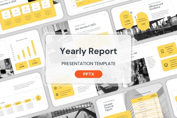 Mastering Your Annual Narrative: The Power of Yearly Report - Powerpoint Templates