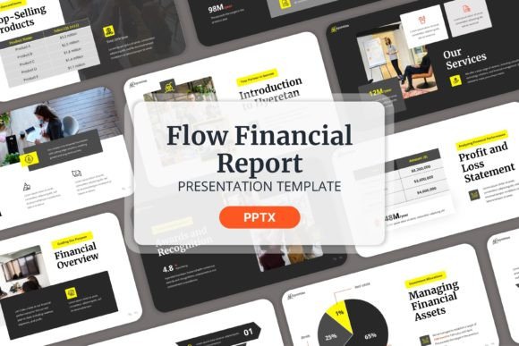 Mastering Your Narrative with Flow Financial Report - PPT Templates