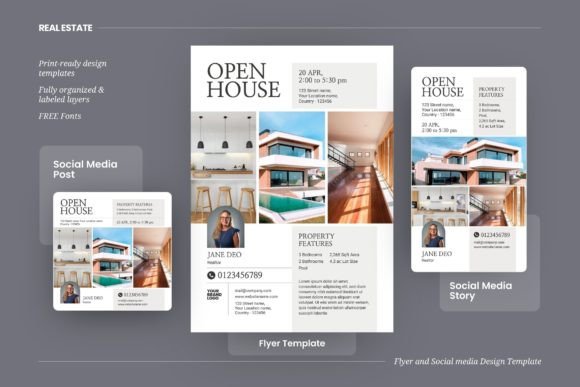 Streamline Your Marketing with Real Estate Open House Templates