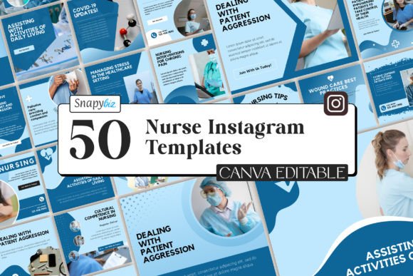Visual Communication in Healthcare: The Role of Nurse Instagram Canva Post Templates